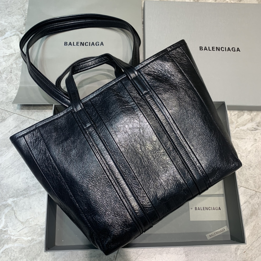 Balenciaga Tote Handbag Shopping Bag Black